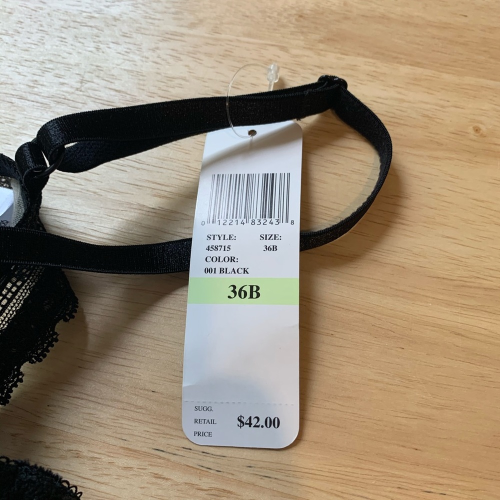 DKNY 36B Black Bra - Picture 3 of 3